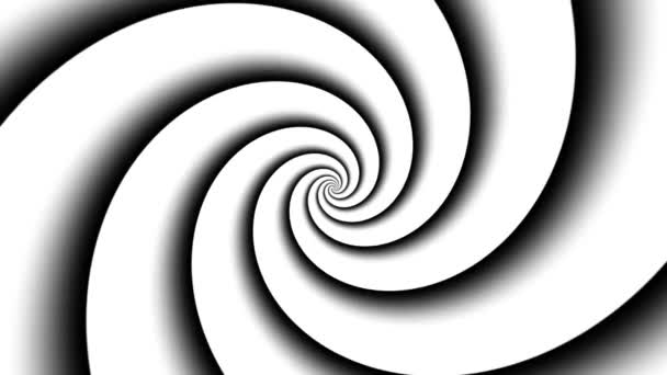 Niekończąca się spirala. Płynny zapętlony materiał. — Wideo stockowe