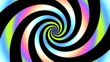 Sonsuz spiral. Kusursuz döngü görüntüsü.
