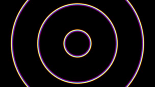 Spinning Round Gradient Loop Hintergrund — Stockvideo