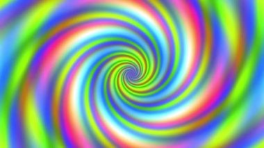 Sonsuz spiral. Kusursuz döngü görüntüsü.