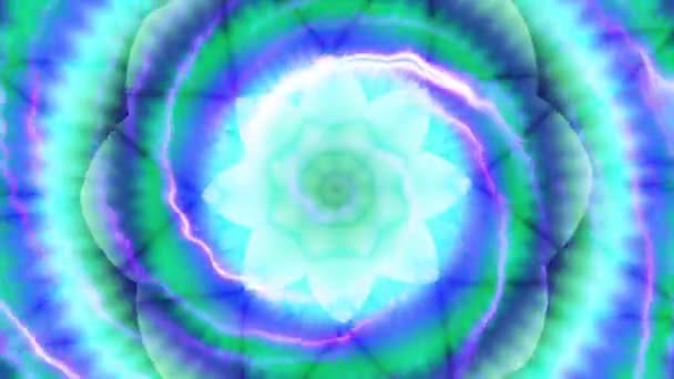 Spinning Mandala Schleife Hintergrund — Stockvideo
