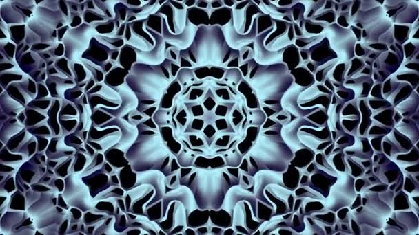 Modello geometrico arabo Mandala verde . — Video Stock