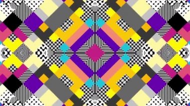 Simetrik soyut psikedelik döngü arkaplanı