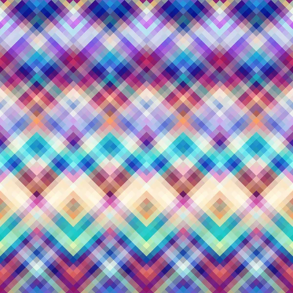 Modèle Géométrique Abstrait Dans Style Poly Bas Style Pixel Art — Image vectorielle