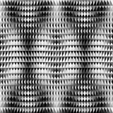 Kusursuz tek renkli geometrik soyut desenli düşük polimerli. Vektör resmi.