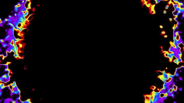 Fond de boucle de gradient rond tournant 