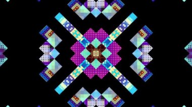 Simetrik soyut psikedelik döngü arkaplanı