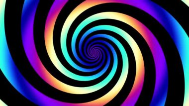 Sonsuz spiral. Kusursuz döngü görüntüsü.