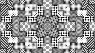 Simetrik soyut psikedelik döngü arkaplanı