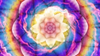 Dönen mandala döngü arkaplanı