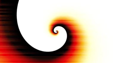 Sonsuz spiral. Kusursuz döngü görüntüsü.