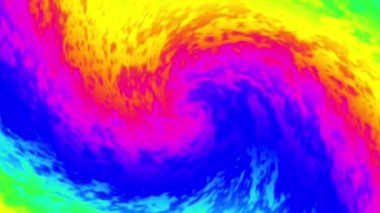 Sonsuz spiral. Kusursuz döngü görüntüsü.