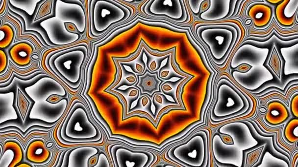 Ornate Mandala-Schleife Hintergrund — Stockvideo