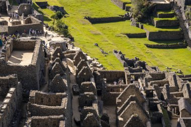 Machu Pichu harabelerinin manzarası, Peru