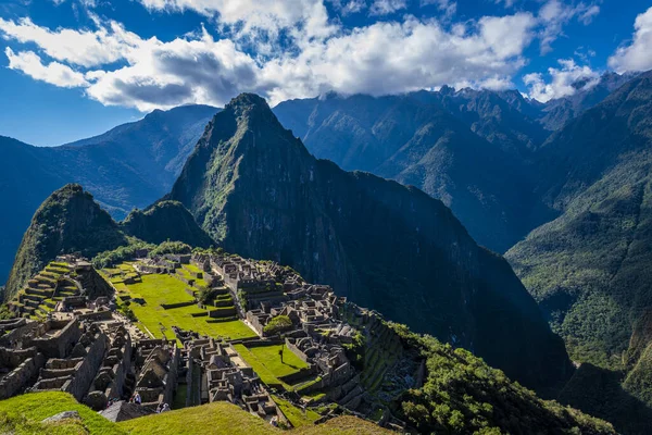 Widok Ruin Machu Pichu Peru — Zdjęcie stockowe