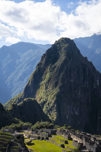 Kilátás Machu Pichu Hegyek — Stock Fotó