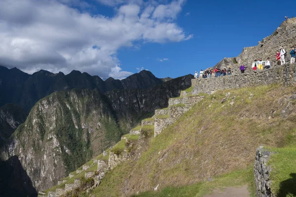 Una Vista Las Ruinas Machu Pichu Perú —  Fotos de Stock