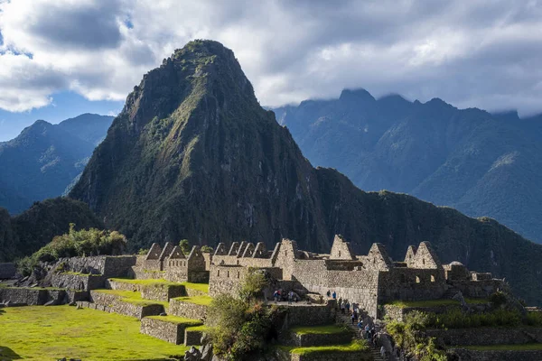 Utsikt Över Machu Pichu Ruiner Peru — Stockfoto