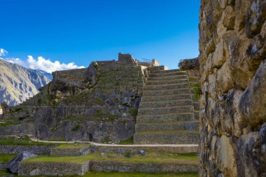 Machu Pichu harabelerinin manzarası, Peru