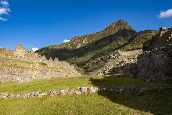 View Machu Pichu Ruins Peru — Stock Photo, Image