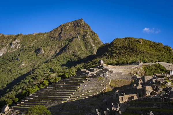 Une Vue Sur Les Ruines Machu Pichu Pérou — Photo