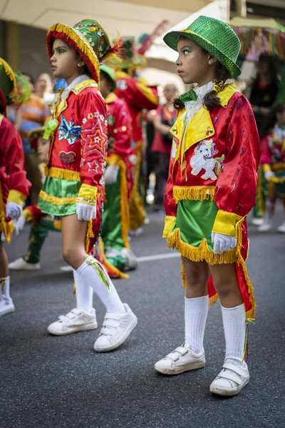 Buenos Aires Argentina 2020 Parata Dei Bambini Carnevale Organizzata Dal — Foto Stock