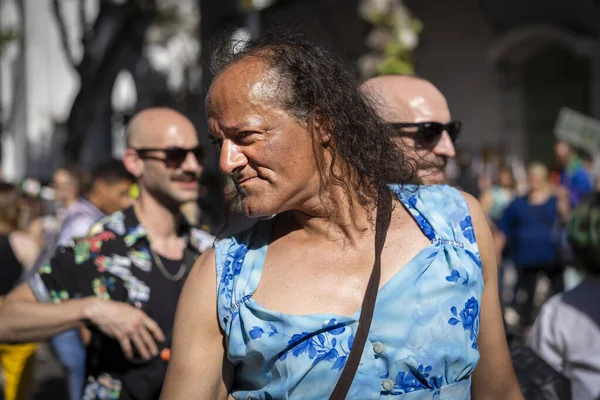 Buenos Aires Argentina 2019 Trans Girl Posing Pride Parade Buenos — стоковое фото