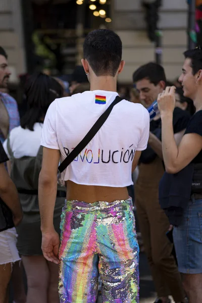Buenos Aires, Arjantin - 11 / 02 / 2019: Buenos Aires geçit törenindeki insanlar 