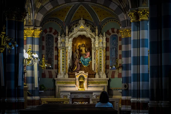 Buenos Aires Argentyna 2019 Widok Bazylikę Marii Auxiliadory Zbudowany Latach — Zdjęcie stockowe