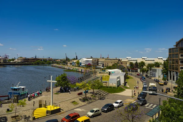 Buenos Aires Argentine 2019 Vue Aérienne Quartier Boca Icône Touristique — Photo