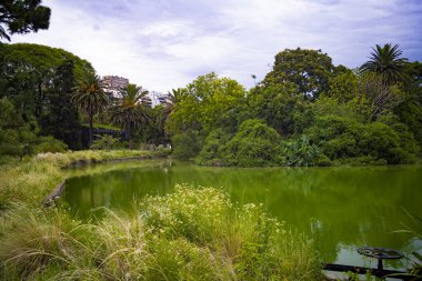 Buenos Aires, Arjantin - 01 / 29 / 2020: Yeni Ecoparque manzarası, eski Buenos Aires Hayvanat Bahçesi