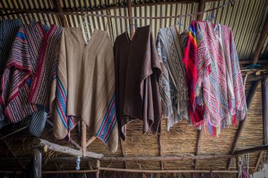 Alpaka yünüyle el yapımı tekstil