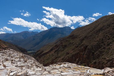 Maras tuz fabrikasının manzarası. Burası 