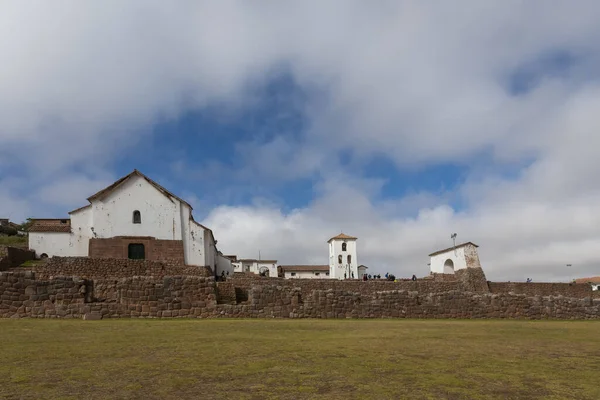 Una Vista Del Parque Arqueológico Chinchero Perú — Foto de Stock