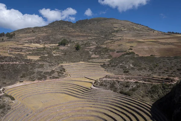 Veduta Dell Area Archeologica Moray Perù — Foto Stock