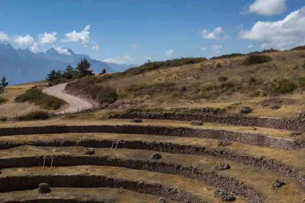 Vista Del Área Arqueológica Moray Perú —  Fotos de Stock