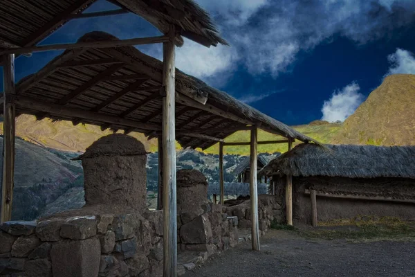 Una Vista Del Área Arqueológica Pisaq — Foto de Stock