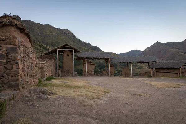 Uma Vista Área Arqueológica Pisaq — Fotografia de Stock