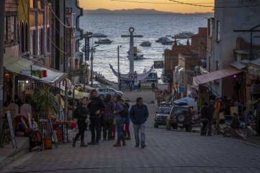 Puno, Peru - 06 / 02 / 2019: Puno Limanı