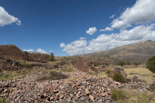 Complexo Arqueológico Pikillaqta Sítio Arqueológico Composto Pelos Restos Mortais Uma — Fotografia de Stock