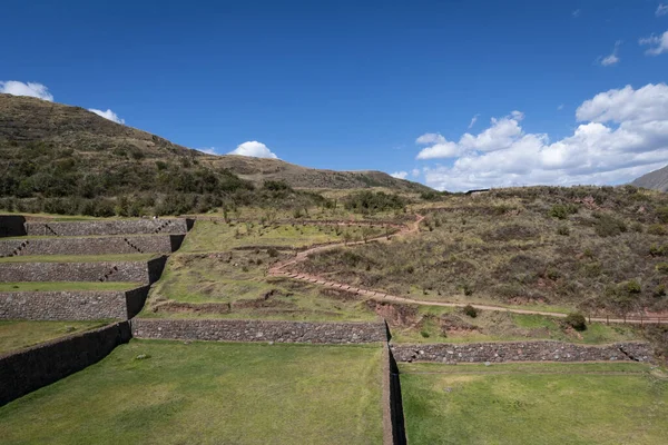 Área Arqueológica Tipon Este Lugar Visitado Dentro Excursão Chamada Vale — Fotografia de Stock