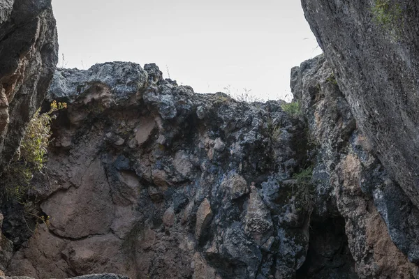 Qenko Archeologický Komplex Toto Místo Navštíveno Při Prohlídce Města — Stock fotografie