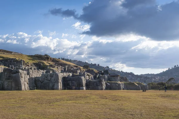 Sacsayhuaman Complexo Arqueológico Este Lugar Visitado Passeio Pela Cidade — Fotografia de Stock