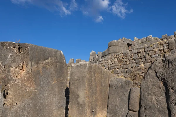 Sacsayhuaman Complexo Arqueológico Este Lugar Visitado Passeio Pela Cidade — Fotografia de Stock