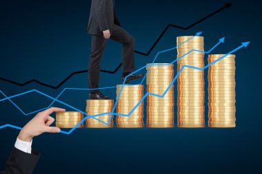 İşadamı zenginliğe doğru gidiyor