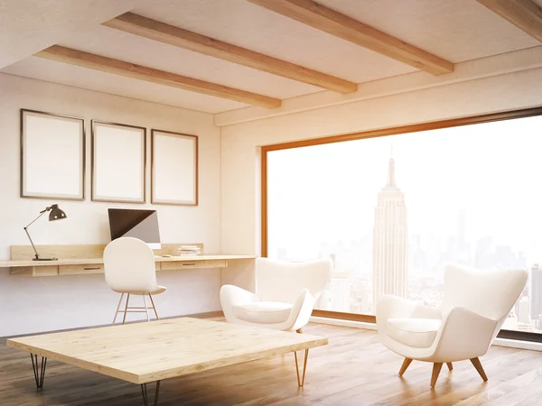 Домашній офіс в Нью-Йорку Falt — стокове фото