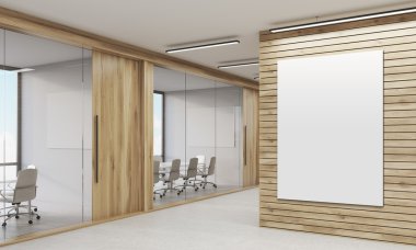 İki toplantı odası ve poster