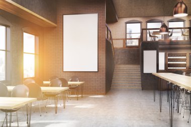 Kafede sunlit oster oda