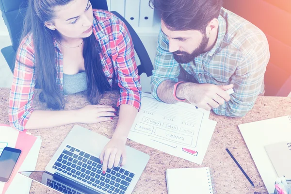 Membri di un gruppo di lavoro — Foto Stock