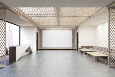 Alan büyük posteri ile bekliyor